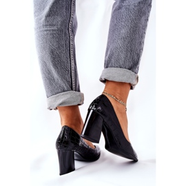 S.Barski Salón Mujer Piel Negro Chay 6