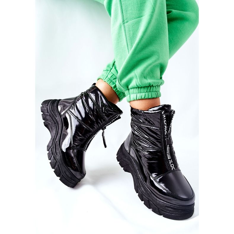 Vinceza Botas negras Trappers para mujer Echowen negro 2