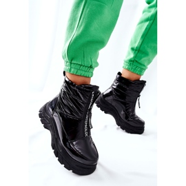 Vinceza Botas negras Trappers para mujer Echowen negro 3