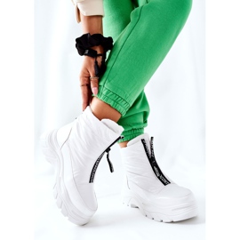 Vinceza Botas Trappers Mujer Blancas Echowen blanco 4