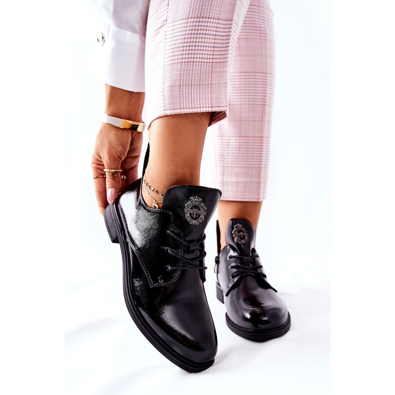 Zapatos Lacados Sergio Leone Warmed PB262 Negro 1