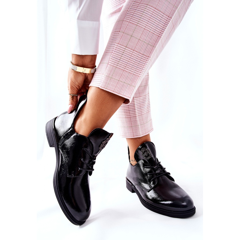 Zapatos Lacados Sergio Leone Warmed PB262 Negro 2