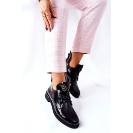 Zapatos Lacados Sergio Leone Warmed PB262 Negro 5