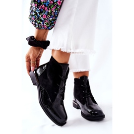 Botas de gamuza abrigadas Sergio Leone BT401 Negro 1