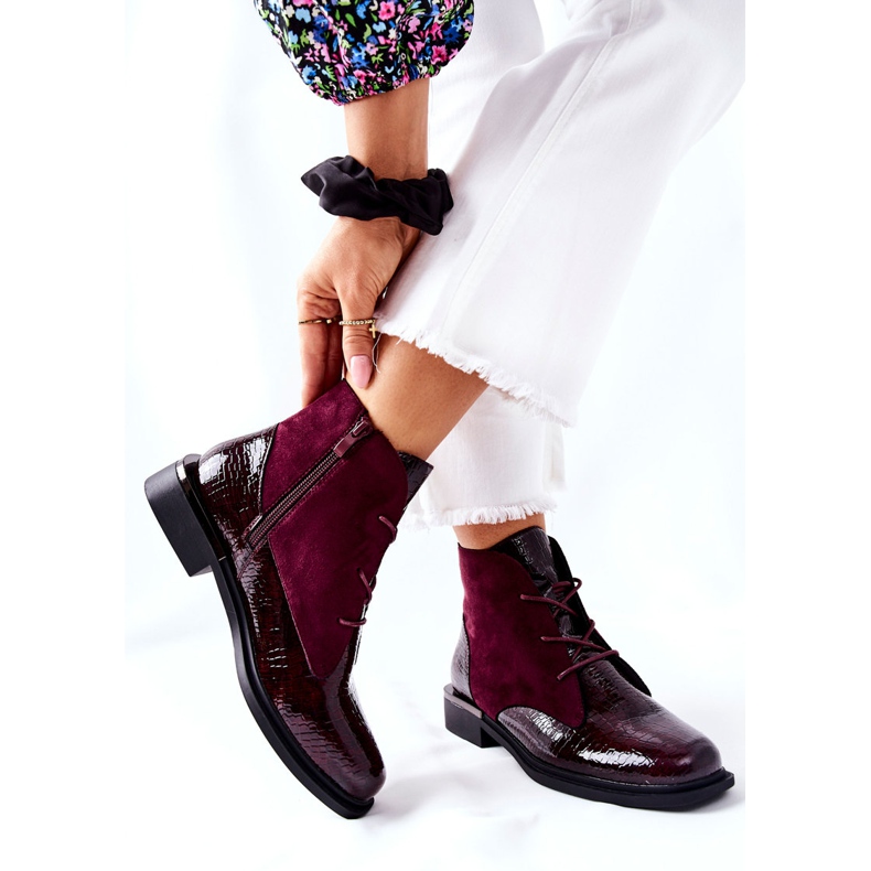 Botas de ante abrigadas Sergio Leone BT401 Borgoña burdeos 2 Botas de ante abrigadas Sergio Leone BT401 Borgoña burdeos 2