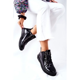 Zapatos Lacados Sergio Leone PB210 Negro 4