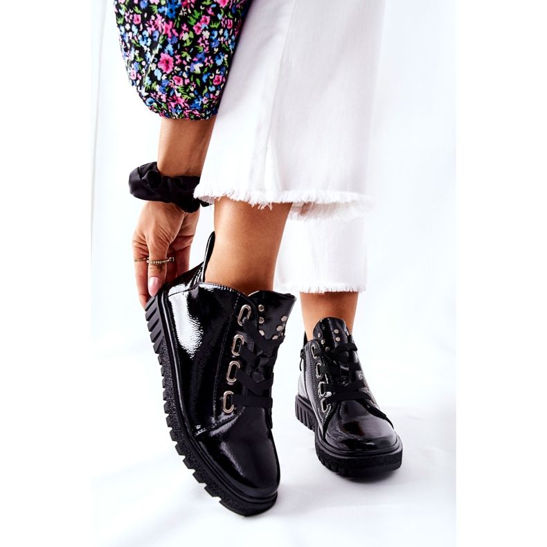 Zapatos Lacados Sergio Leone PB210 Negro 1