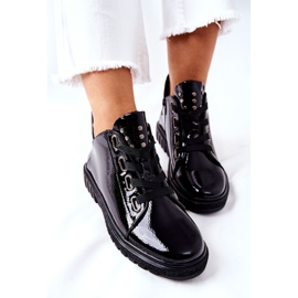 Zapatos Lacados Sergio Leone PB210 Negro 5