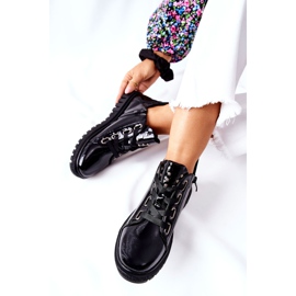 Zapatos Lacados Sergio Leone PB210 Negro 6