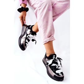 Vinceza Zapatillas Deportivas Deportivas Negras y Plateadas Dexla negro 8