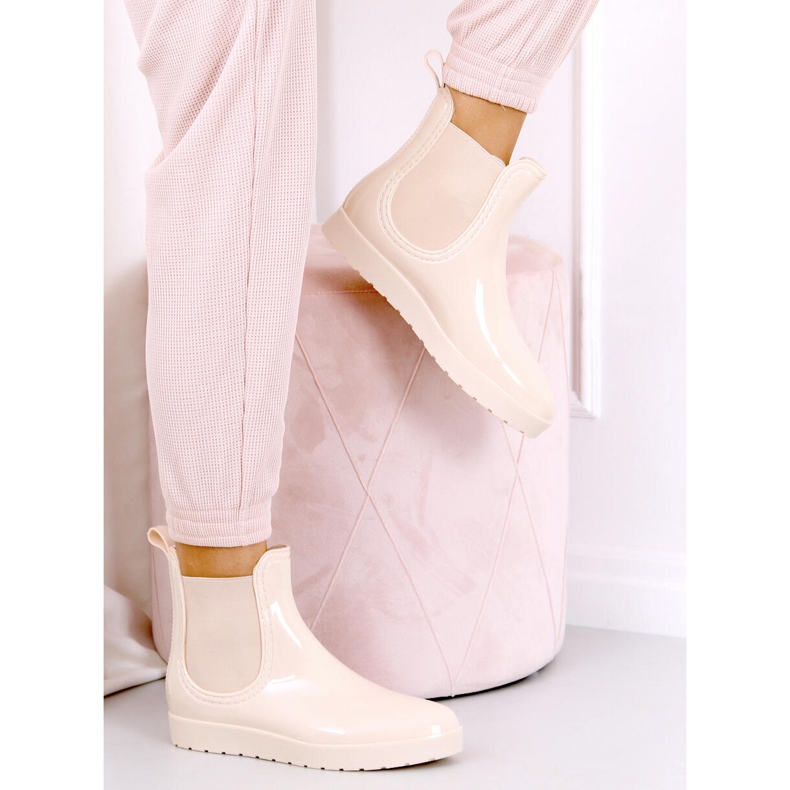 Botas Galoshes Jodhpur Lubu Beige 1