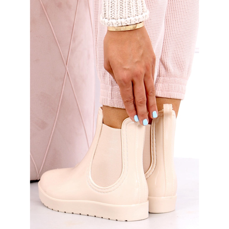 Botas Galoshes Jodhpur Lubu Beige 2