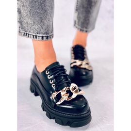 Zapatos de mujer Tony Black con cadena negro 2 Zapatos de mujer Tony Black con cadena negro 2