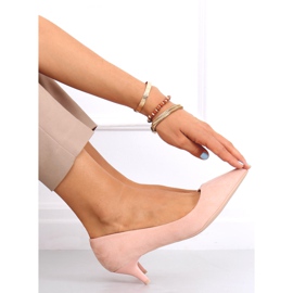 Zapatos de salón con tacón bajo Ann Pink rosado 2