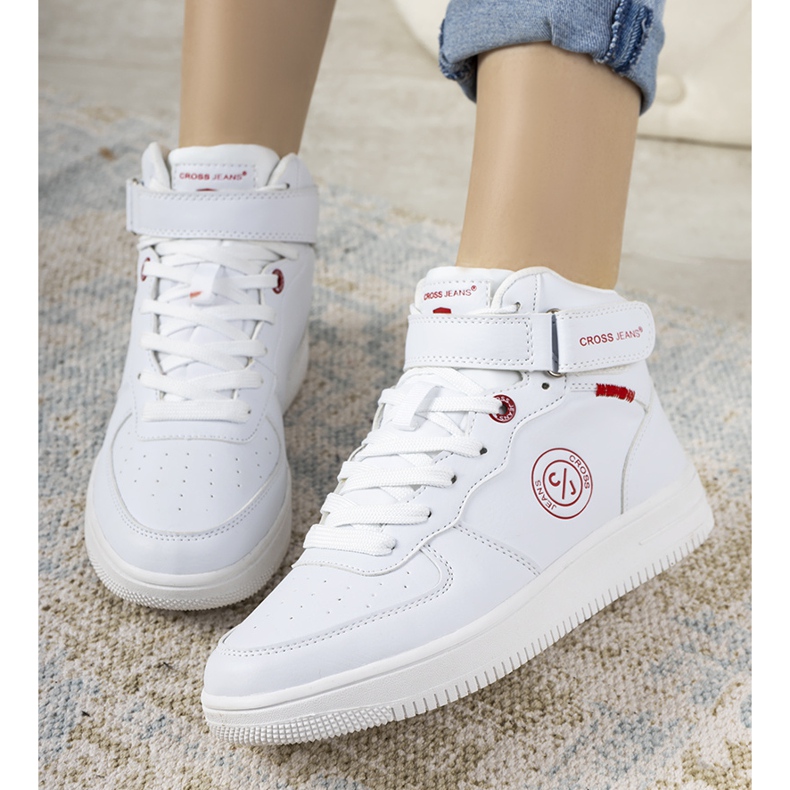 Zapatillas de mujer Cross Jeans Madrid blancas blanco 1