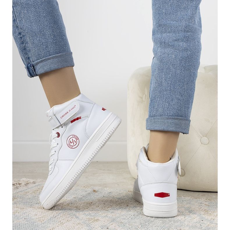 Zapatillas de mujer Cross Jeans Madrid blancas blanco 2