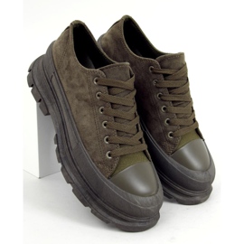 Zapatillas Lily Green de suela alta verde 5