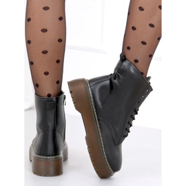 Botas con cordones con martensiaki Jenny Black negro 1 Botas con cordones con martensiaki Jenny Black negro 1