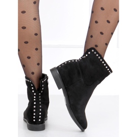 Botas con cuña oculta Melisa Black negro 4