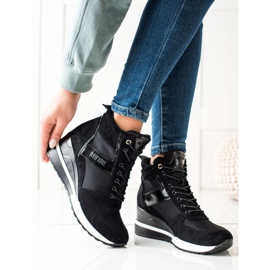 W. Potocki Zapatillas De Cuña Potocki negro 1