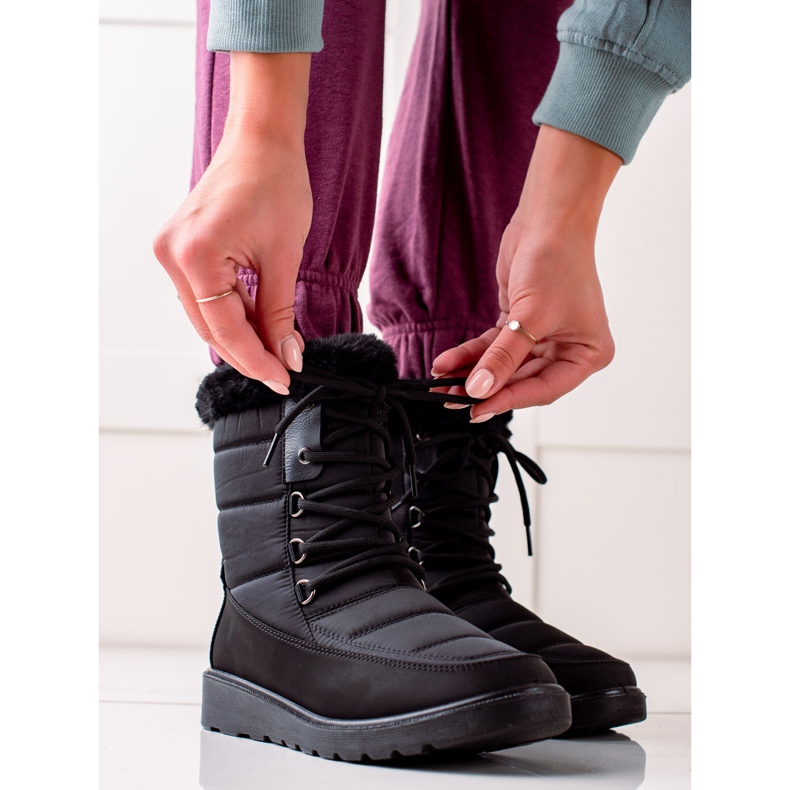 Botas de nieve VINCEZA negro claro 1