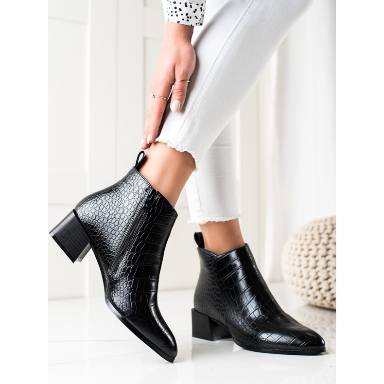 Filippo Botas casual de tacón alto negro 2 Filippo Botas casual de tacón alto negro 2