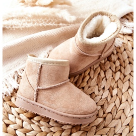FR1 Botas de nieve cálidas para niños Gooby beige 3