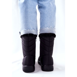 Botas de nieve altas negras para mujer Luxina negro 2