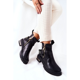 PM1 Botas clásicas con raya lorie negra negro 1
