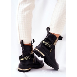 PM1 Botas clásicas con raya lorie negra negro 2