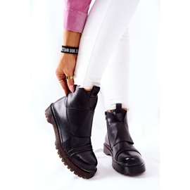 PM1 Botas Milie Jodhpur negras con costuras coloridas negro 6
