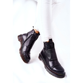 PM1 Botas Milie Jodhpur negras con costuras coloridas negro 4