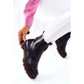 PM1 Botas Milie Jodhpur negras con costuras coloridas negro 5