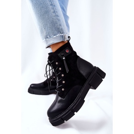 POTOCKI Botas de cuero ¡Trabajadores atados de negro a tu manera! 6