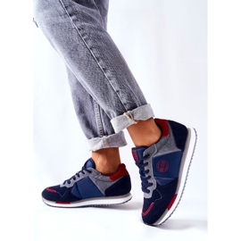 Zapatillas Deportivas Big Star GG274A055 Navy-Red rojo azul marino gris 5