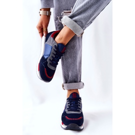 Zapatillas Deportivas Big Star GG274A055 Navy-Red rojo azul marino gris 2