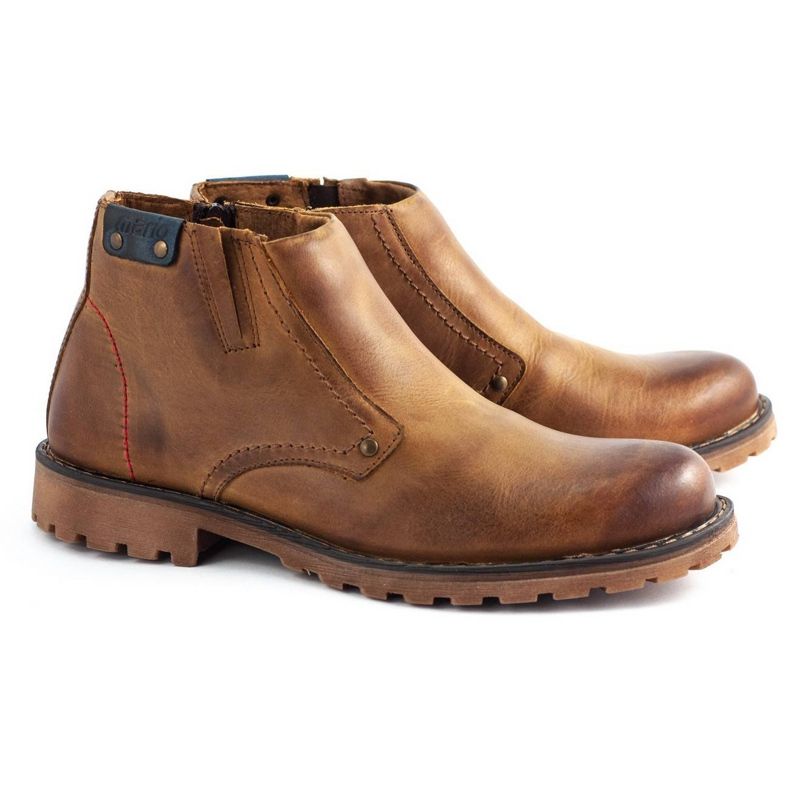 Olivier Botas de hombre 815 rojo marrón 2 Olivier Botas de hombre 815 rojo marrón 2