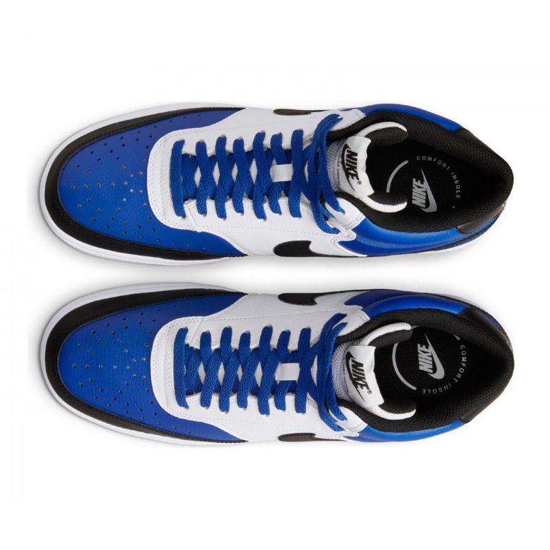 Nike Court Vision Mid Nba M DM1186-400 blanco negro azul 2