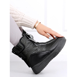 Botas de nieve Lea Black para mujer negro 4