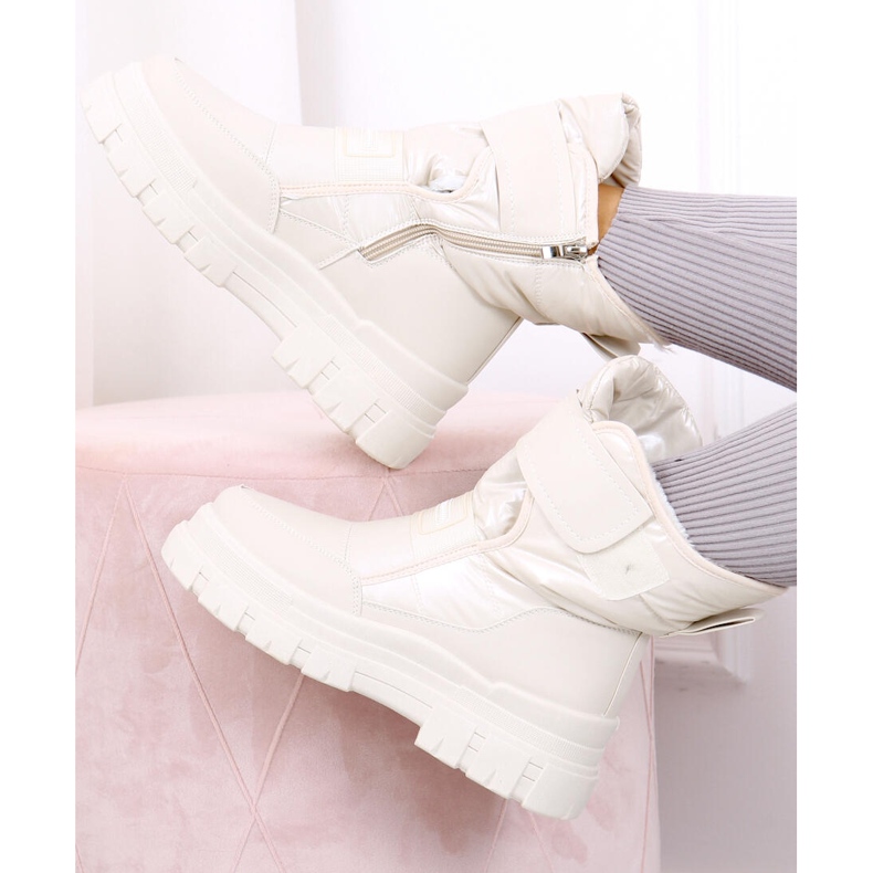 Botas de nieve mujer Elza Beige 1