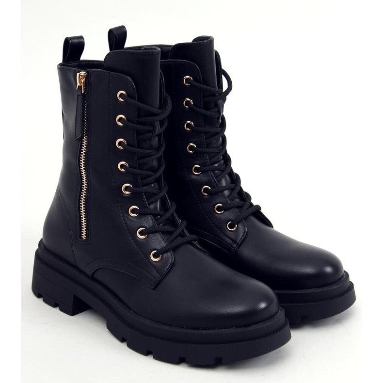 Botas militares negras Howk negro 1 Botas militares negras Howk negro 1