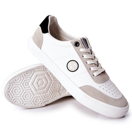 Zapatillas Hombre Piel Big Star II174009 Blanco-Beige 7