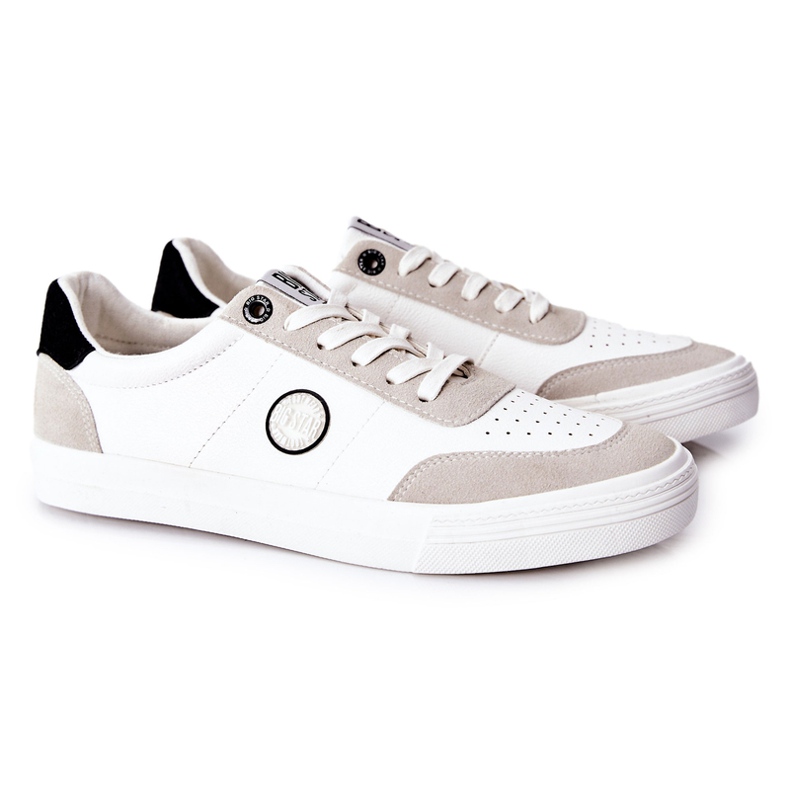 Zapatillas Hombre Piel Big Star II174009 Blanco-Beige 1