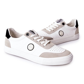 Zapatillas Hombre Piel Big Star II174009 Blanco-Beige 3