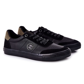 Zapatillas Hombre Piel Big Star II174008 Negro-Verde 7
