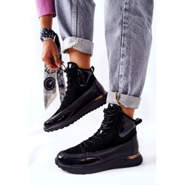 POTOCKI Negro Zapatillas deportivas de cuero negras Chocci 4