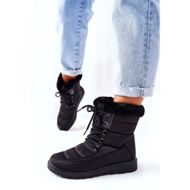Vinceza Botas Altas Para Nieve Con Piel Negra Haneta negro 6