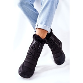 Vinceza Botas Altas Para Nieve Con Piel Negra Haneta negro 5