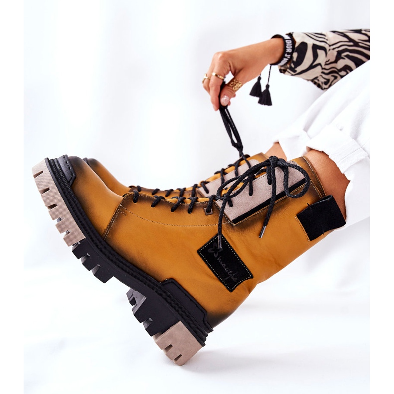 Botas de cuero Botas cálidas Maciejka Amarillo 05113-07 negro dorado 1 Botas de cuero Botas cálidas Maciejka Amarillo 05113-07 negro dorado 1