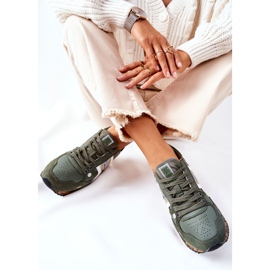 Zapatillas deportivas de mujer Big Star II274299 Khaki caqui verde 6